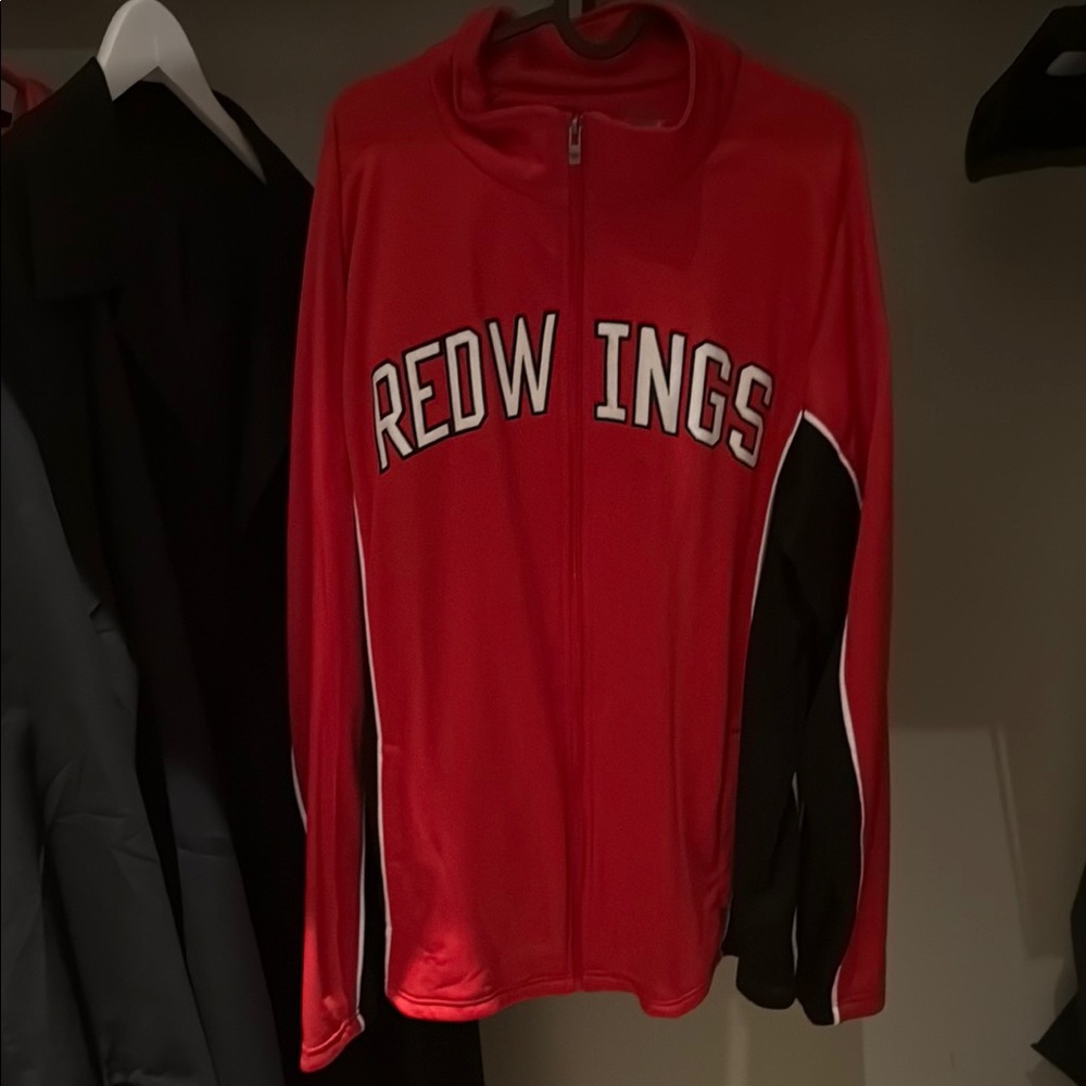 Red Wings Red and Black Jacket